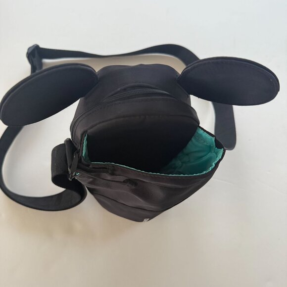 Disney Mickey Mouse Corkcicle Black Crossbody Bag Adjustable Strap Insulated Int - Picture 4 of 7